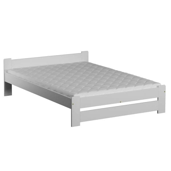 Łóżko drewniane NIWA 120x200 - kol. Biały