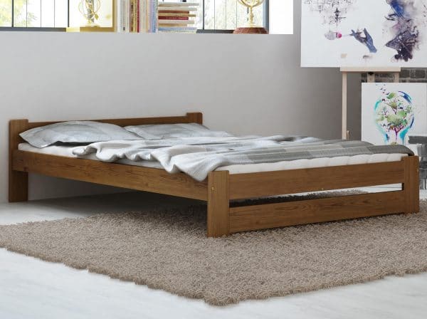 Łóżko drewniane NIWA 140x200 - 4 kolory!