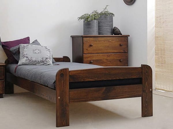 Łóżko drewniane NIWA 90x200 - 4 kolory!