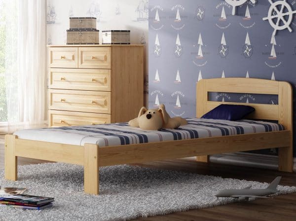 Łóżko drewniane SARA 90x190 - 4 kolory!