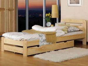 Łóżko drewniane LIDKA 90x200 - 4 kolory!