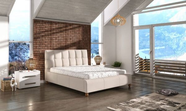 Łóżko tapicerowane ASTON 120x200 - tapicerka do wyboru!